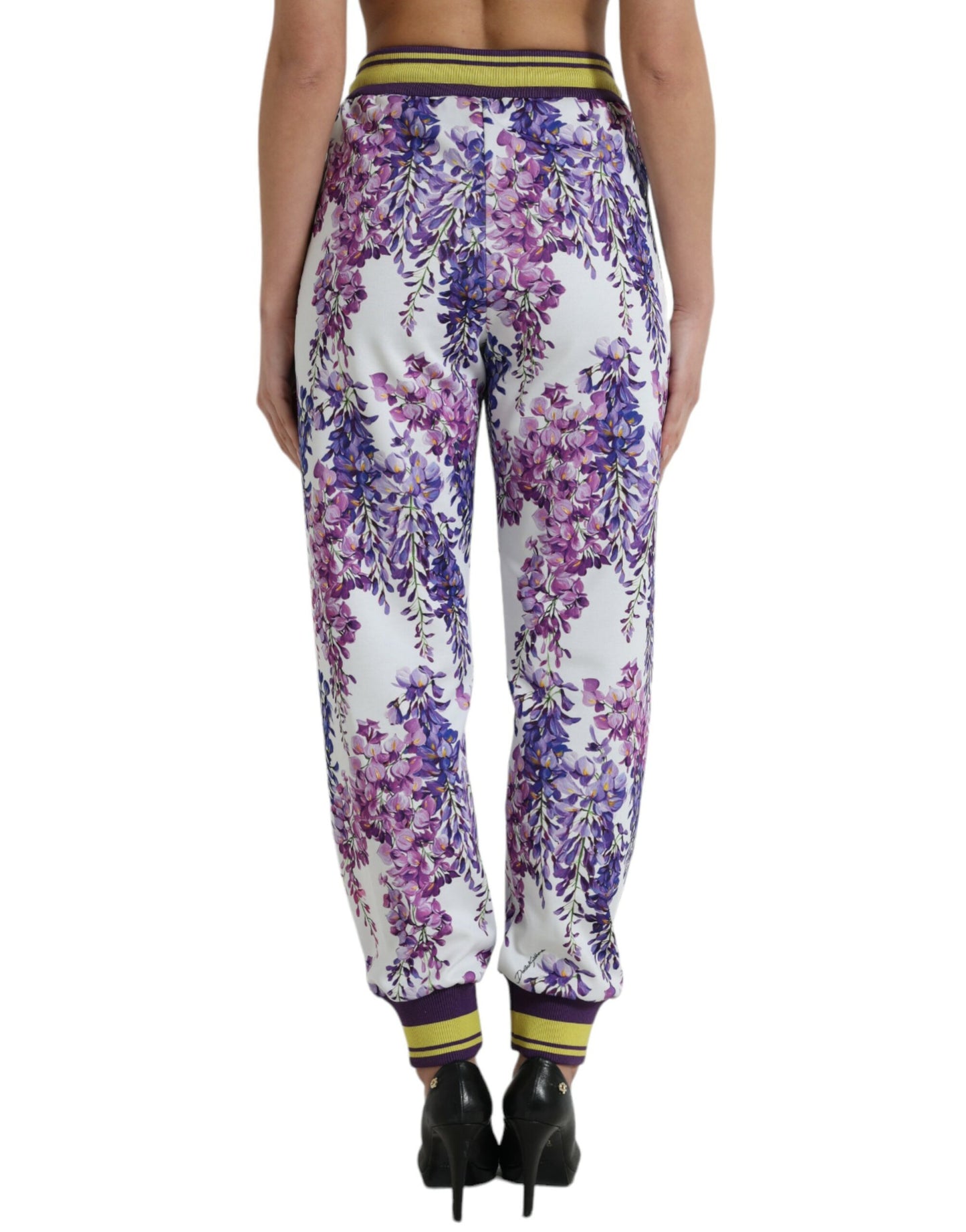 Multicolor Floral Print Jogger Pants