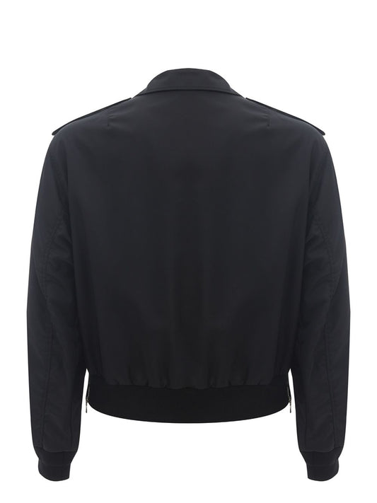 Timeless Black Bomber Jacket