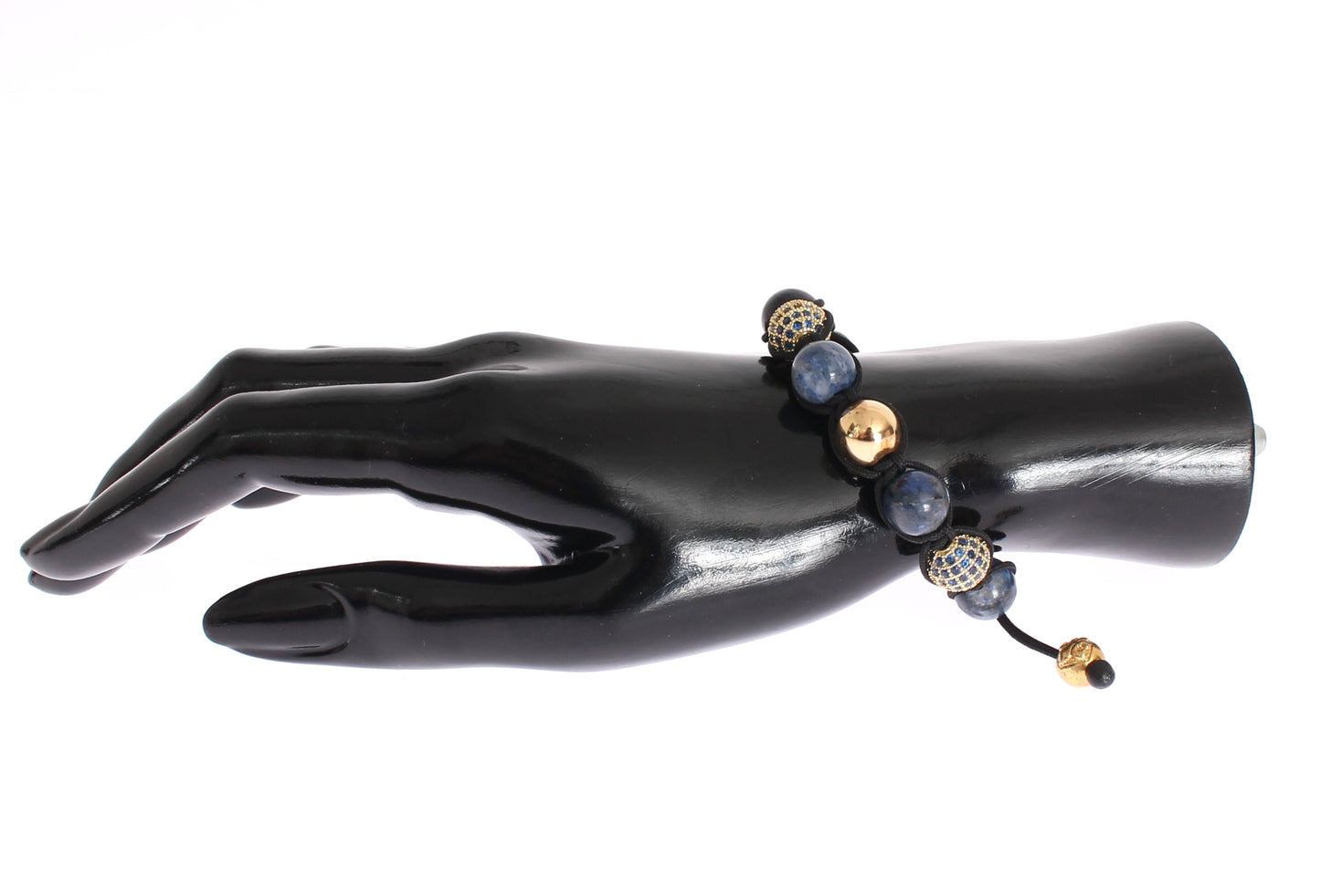 Elegant Blue Coral & Gold Plated Bracelet