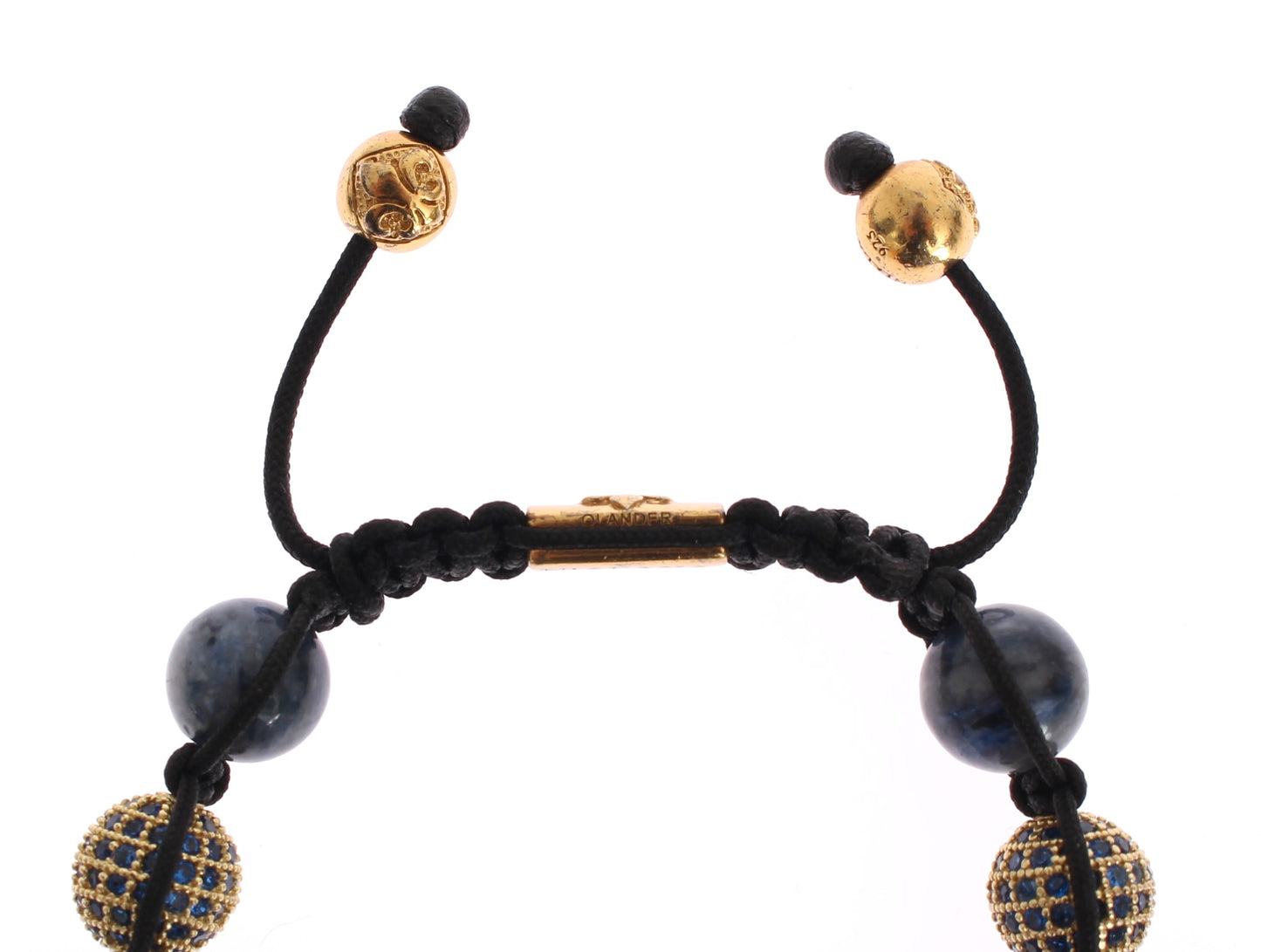 Elegant Blue Coral & Gold Plated Bracelet