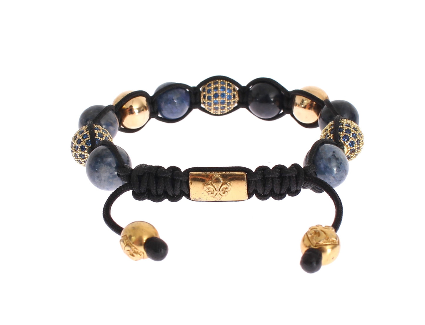 Elegant Blue Coral & Gold Plated Bracelet