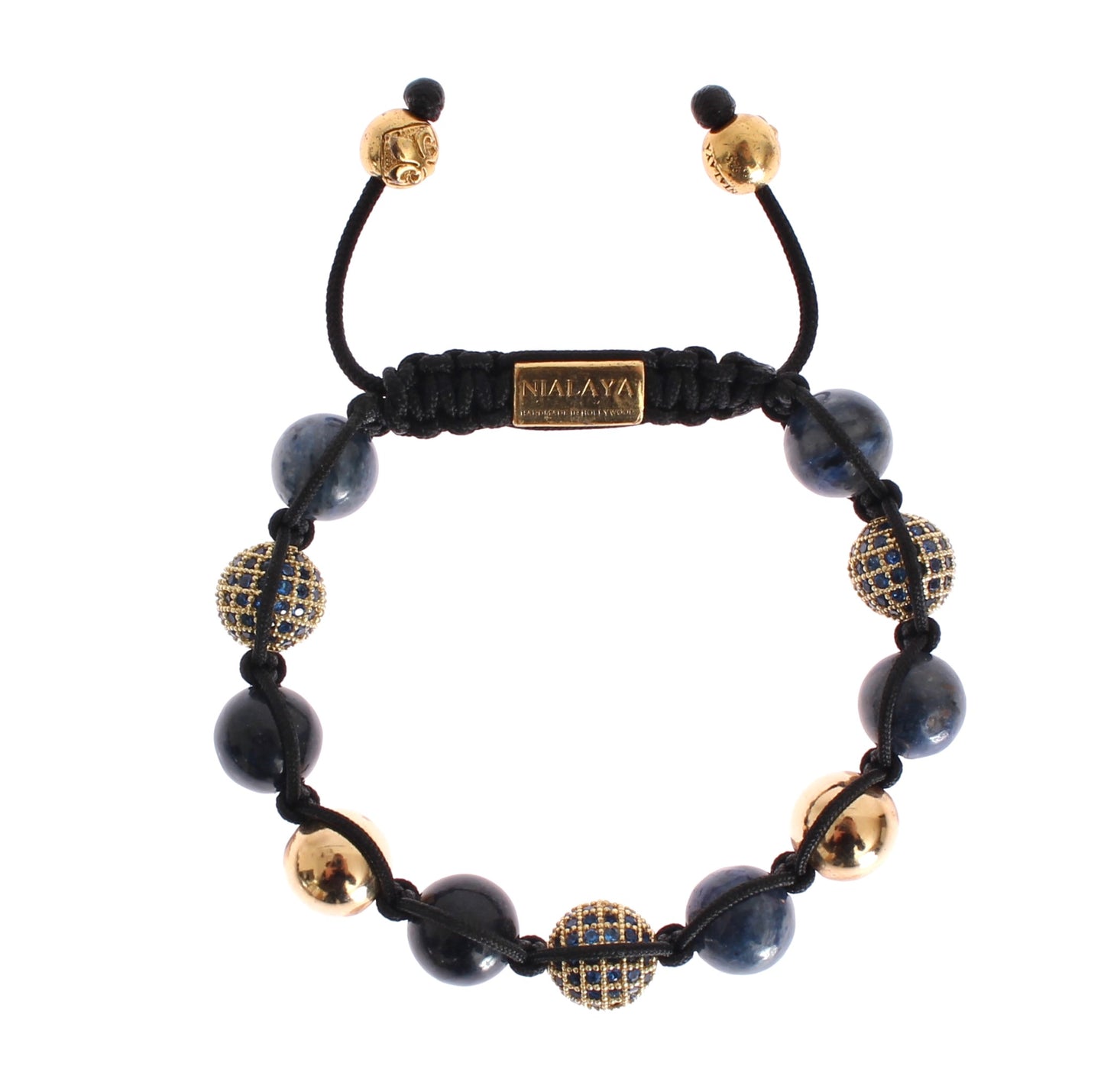 Elegant Blue Coral & Gold Plated Bracelet