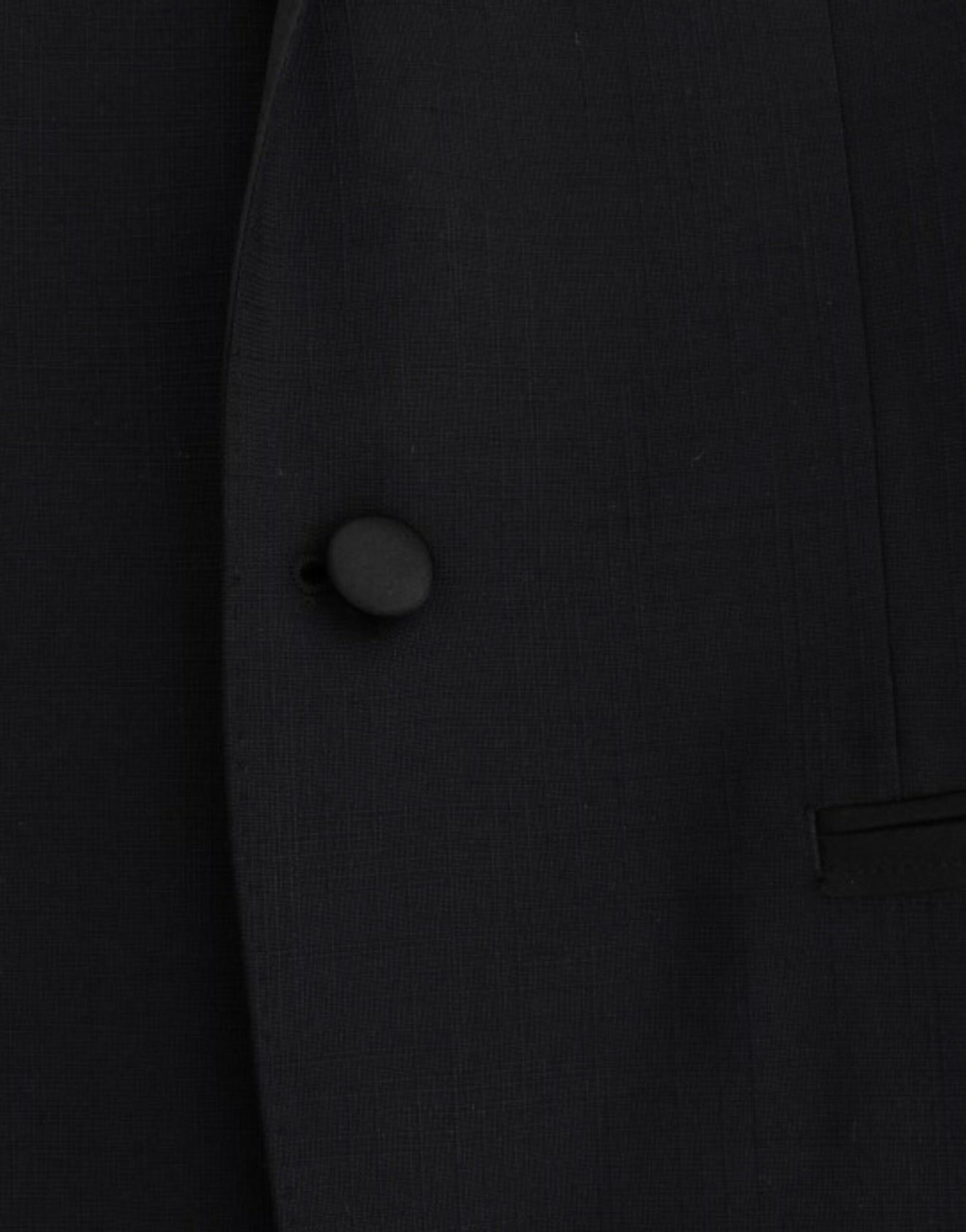 Elegant Blue Wool Silk Slim Fit Blazer