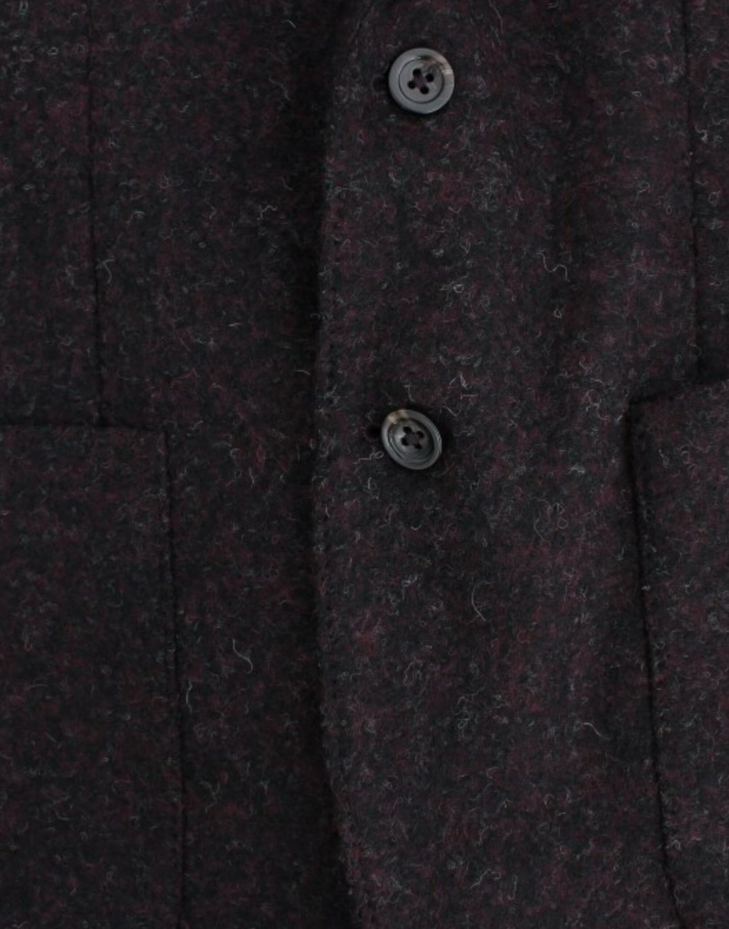 Bordeaux Alpaga Two-Button Blazer Jacket