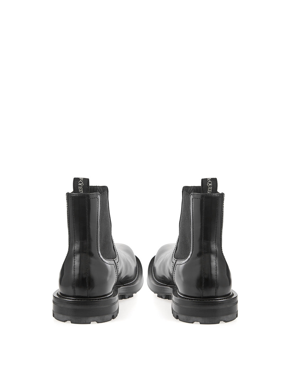 Elegant Leather Chelsea Boots in Black