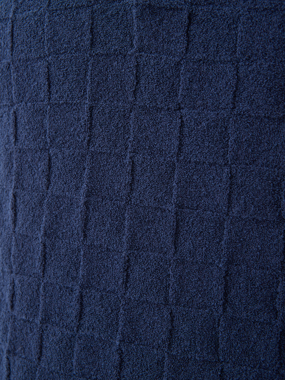 Elegant Italian Knit Cotton Polo Shirt in Blue