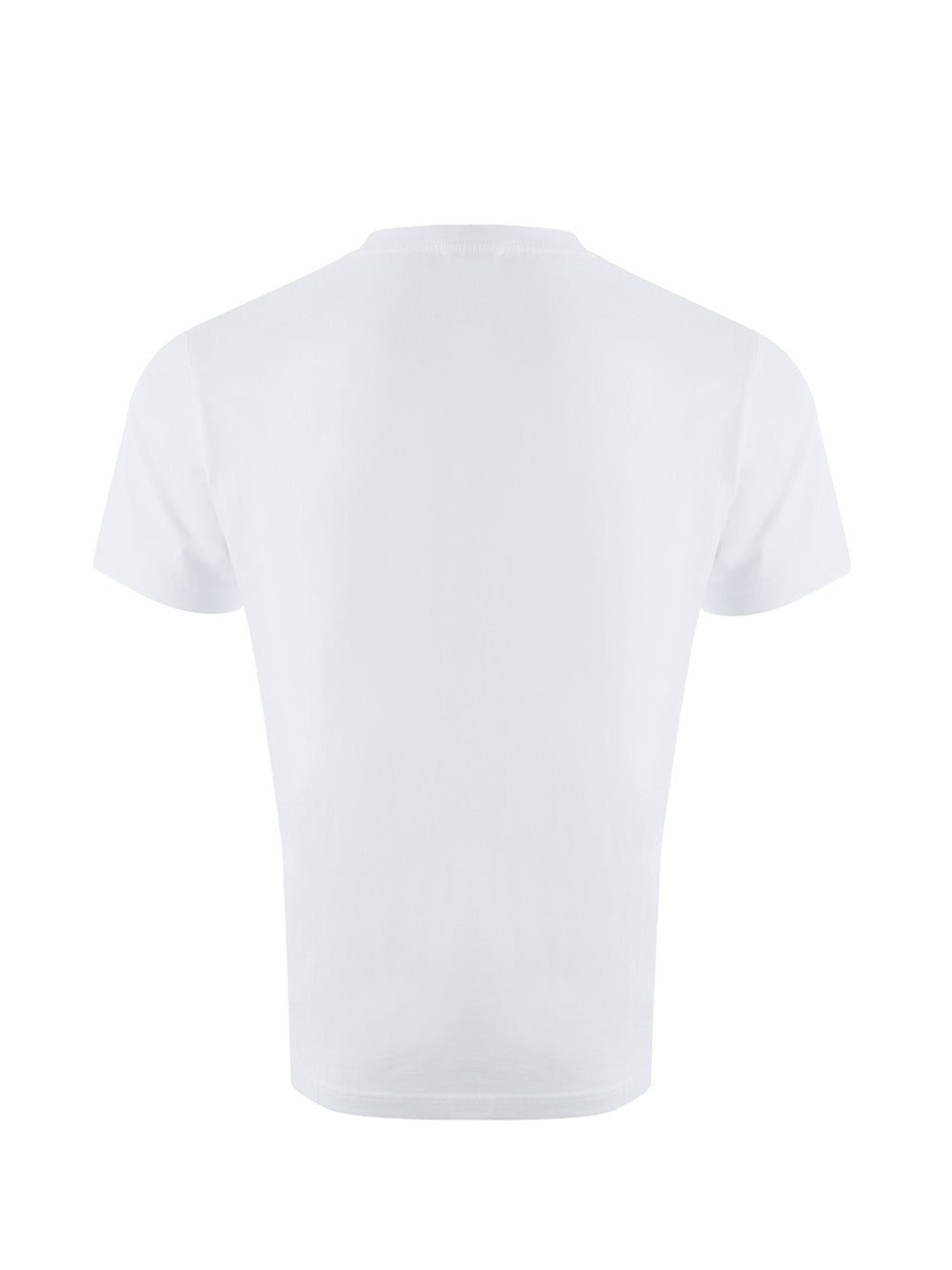 Iconic White Cotton Tiger Print Tee