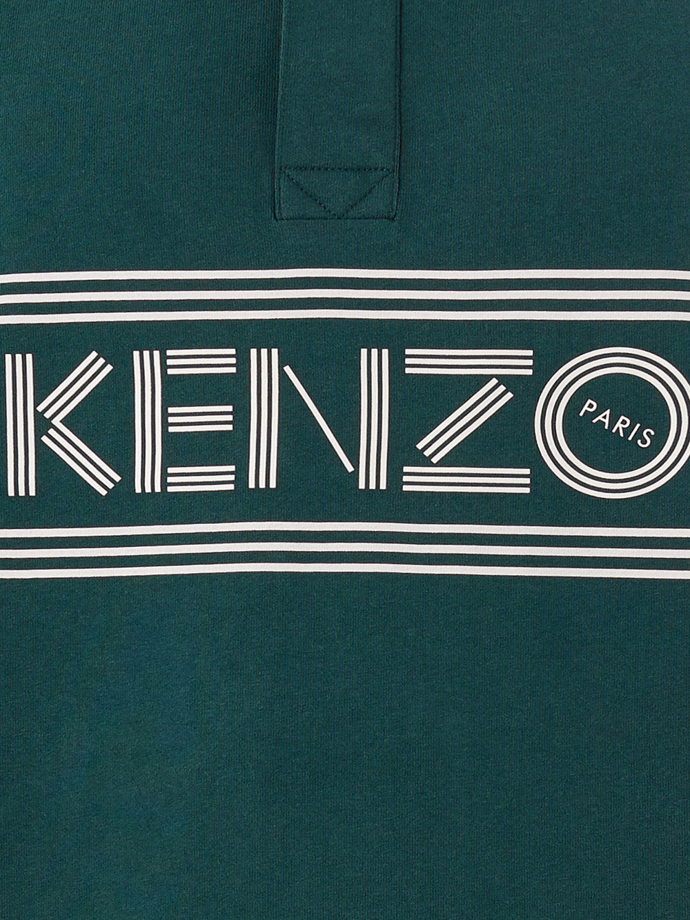 Elegant Green Cotton Polo with Iconic Logo