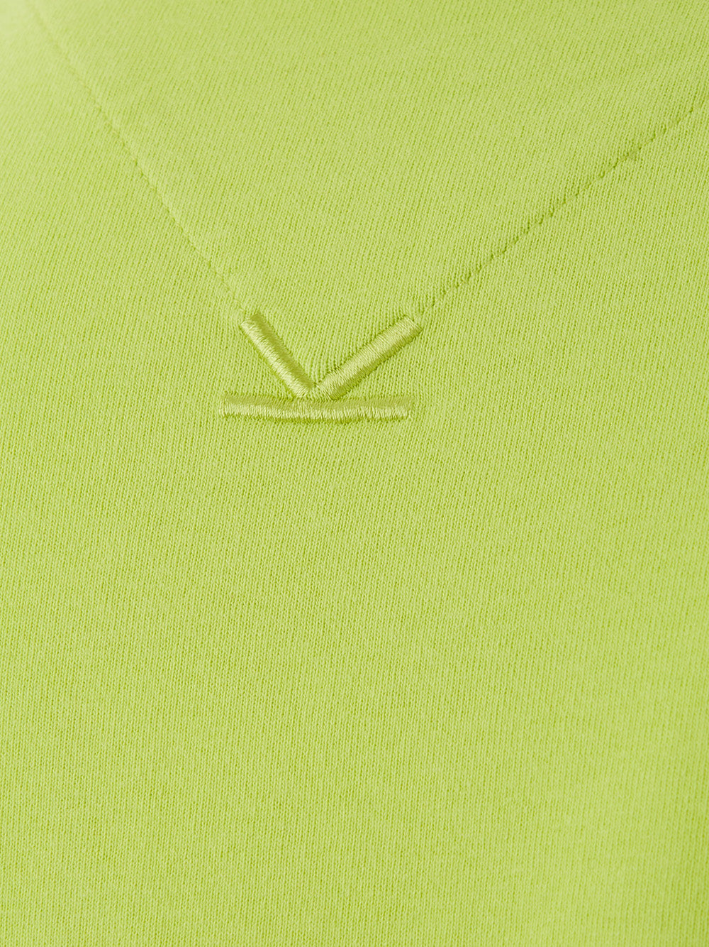 Sunny Yellow Logo Sleeve Cotton Tee