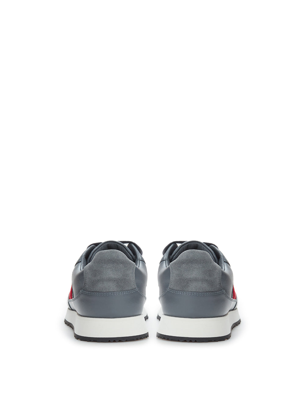 Elegant Grey Suede Sneakers for Refined Style