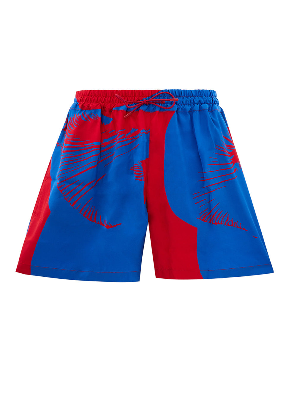 Elegant Silk Blend Blue Shorts for Men