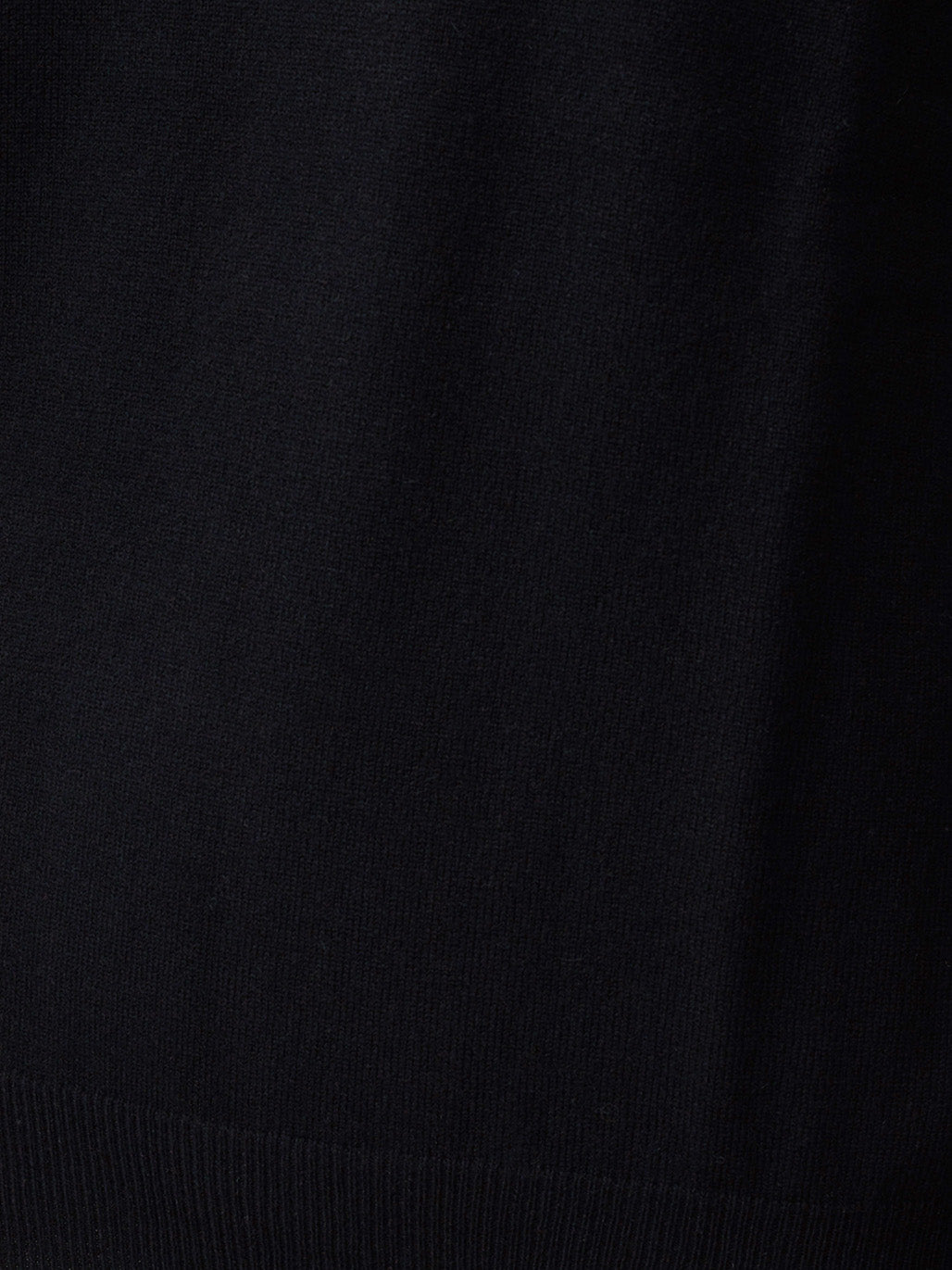 Chic Black Wool Blend Round Neck Sweater