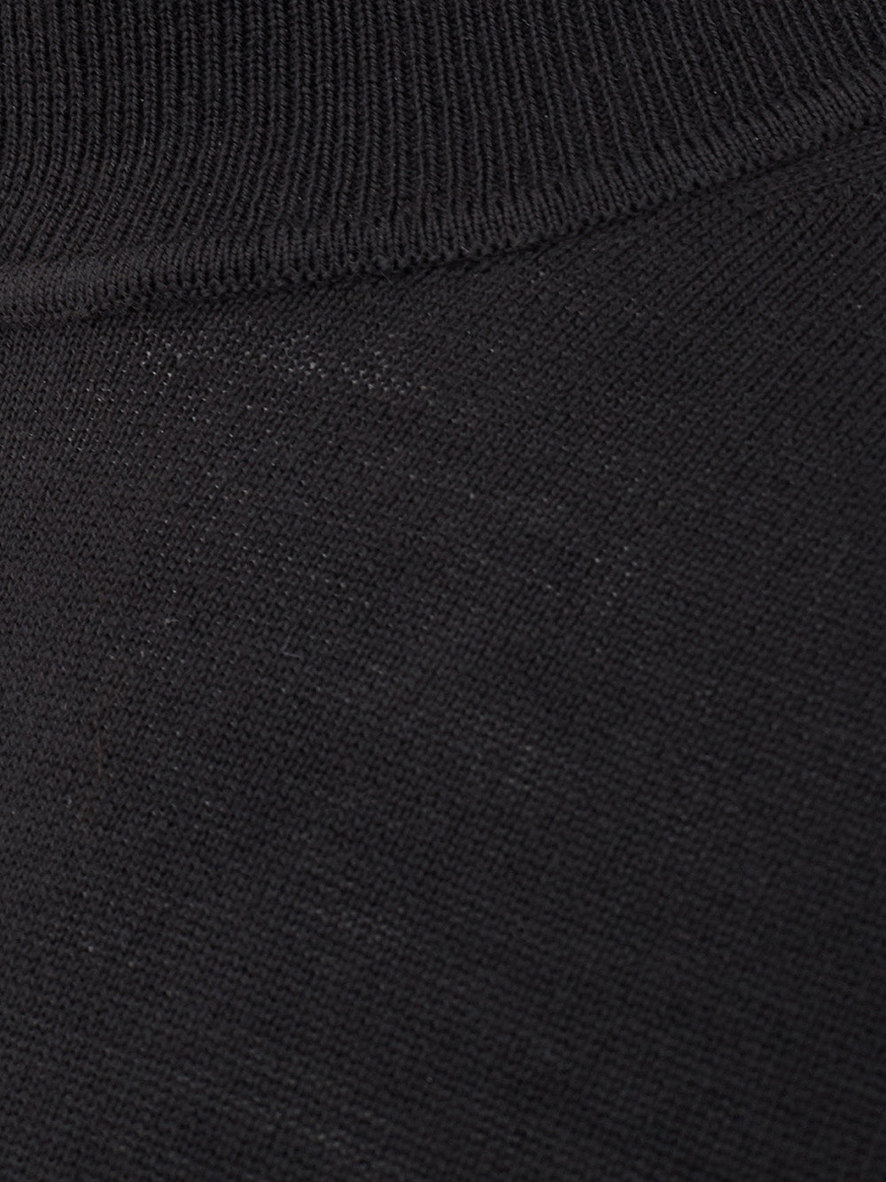 Elegant Black Wool Turtleneck Jumper