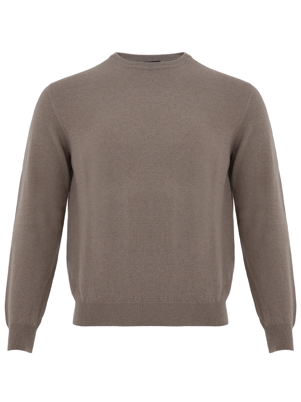 Elegant Dove Grey Cashmere Sweater