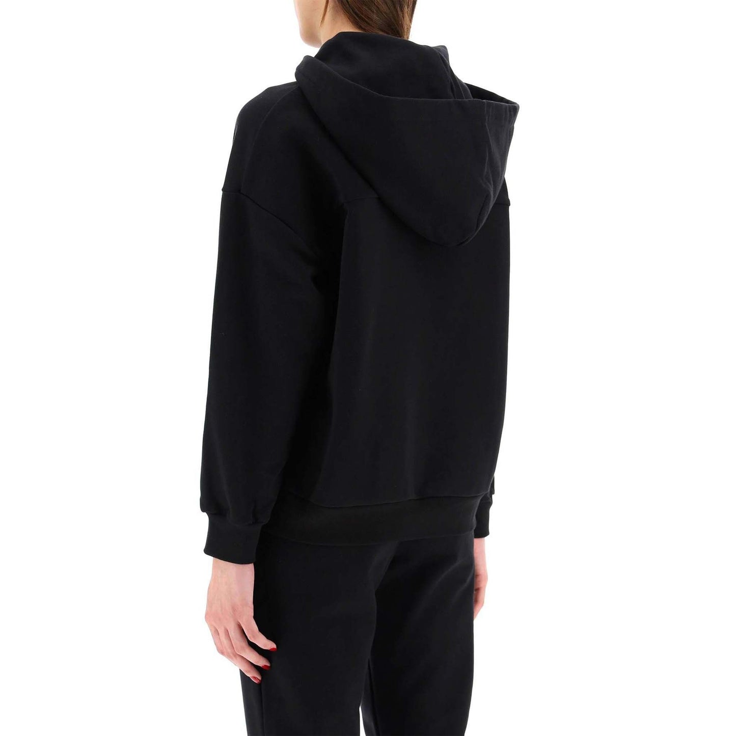 Elegant Oversized Graffiti Logo Hoodie