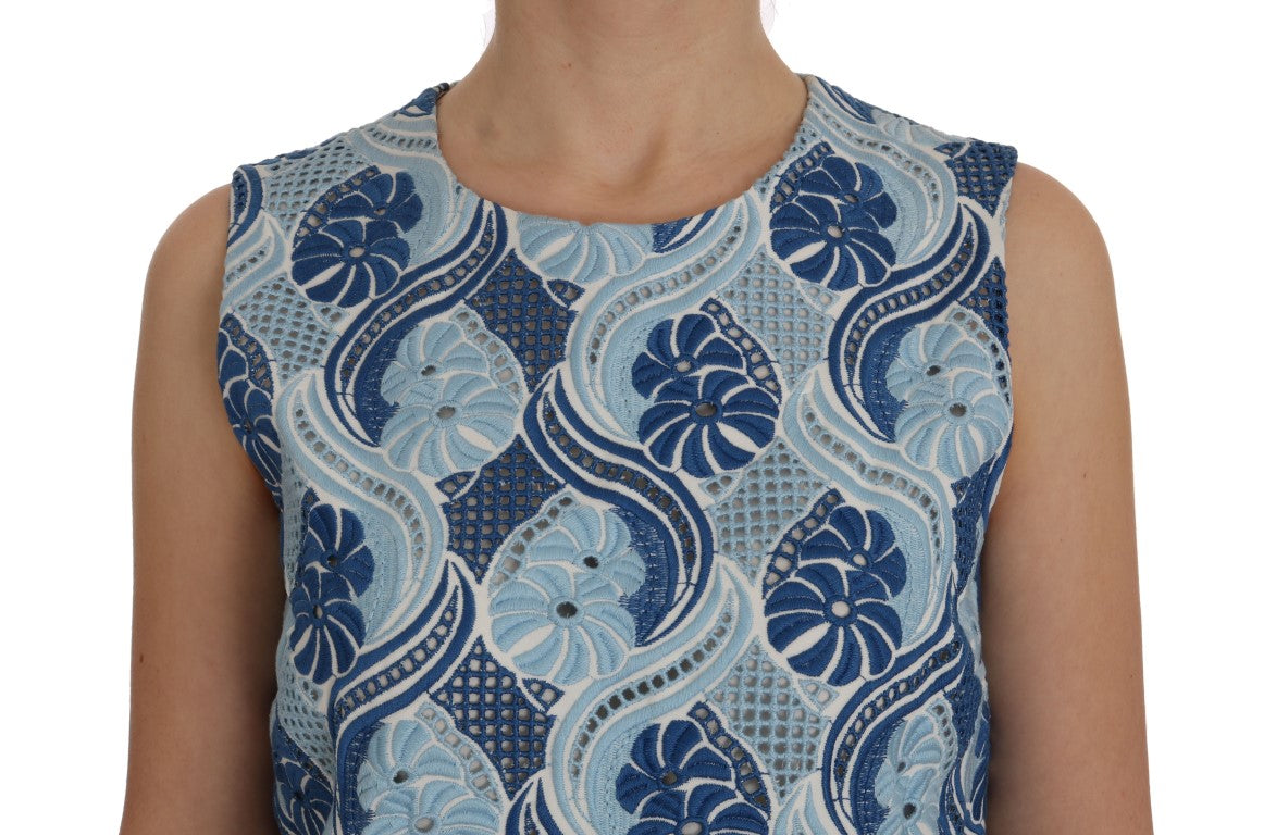 Floral Elegance Mini Shift Dress