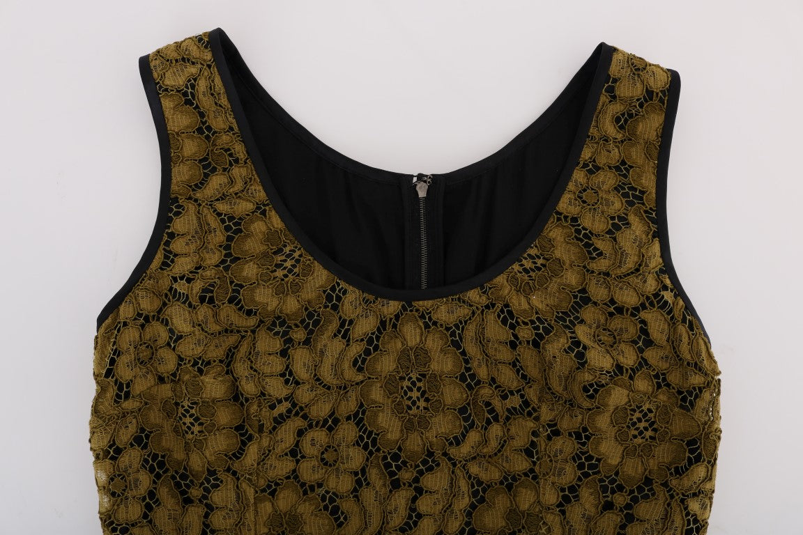 Sunshine Floral Lace Midi Dress