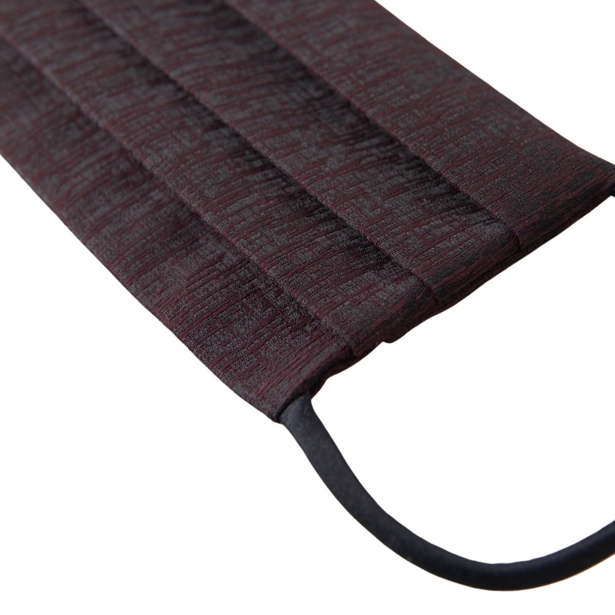 Elegant Maroon Face Mask with Logo Detail