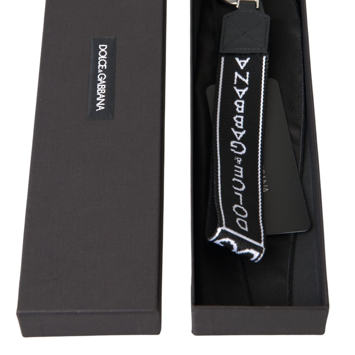 Elegant Monochrome Keychain & Charm