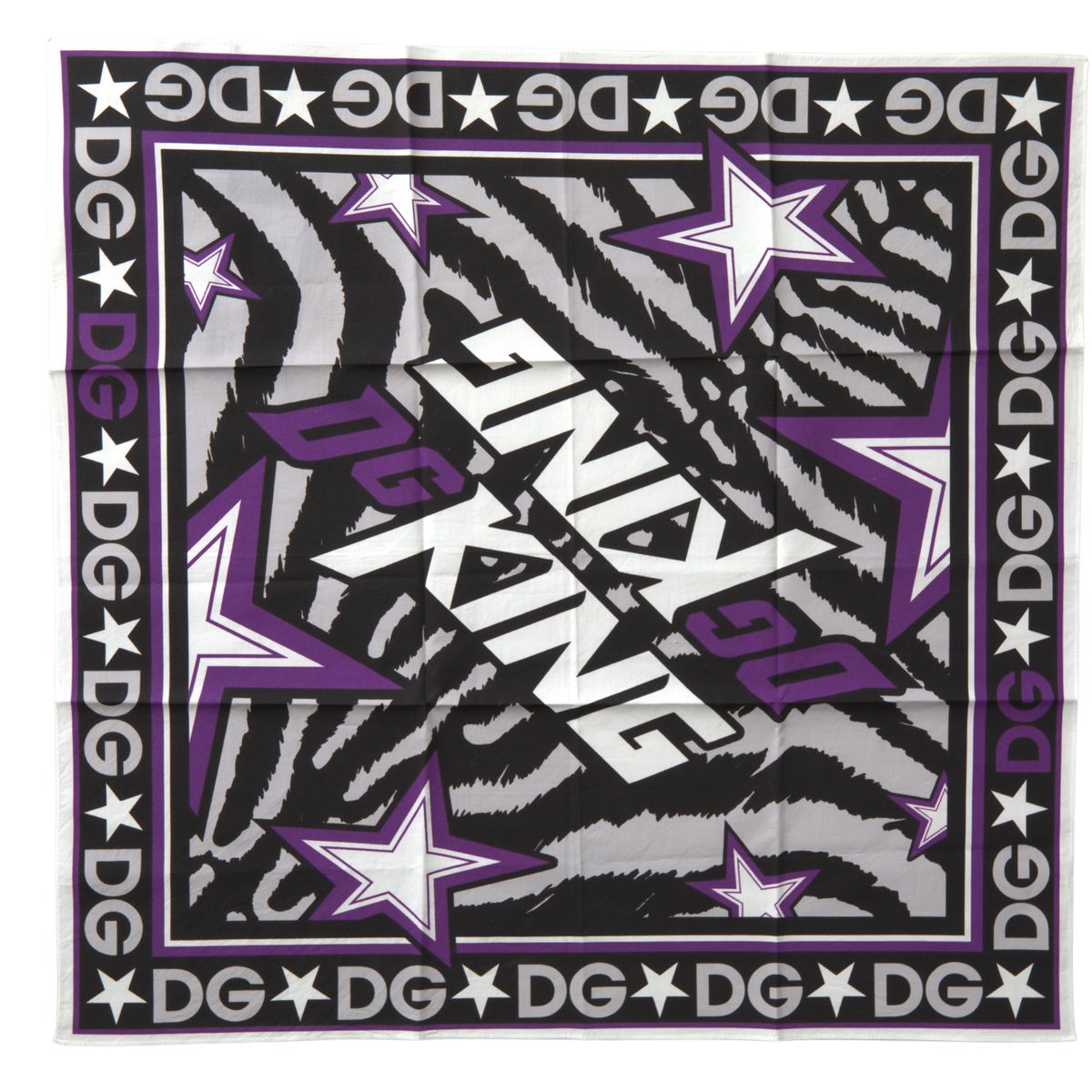 Elegant Multicolor Cotton Men's Square Scarf