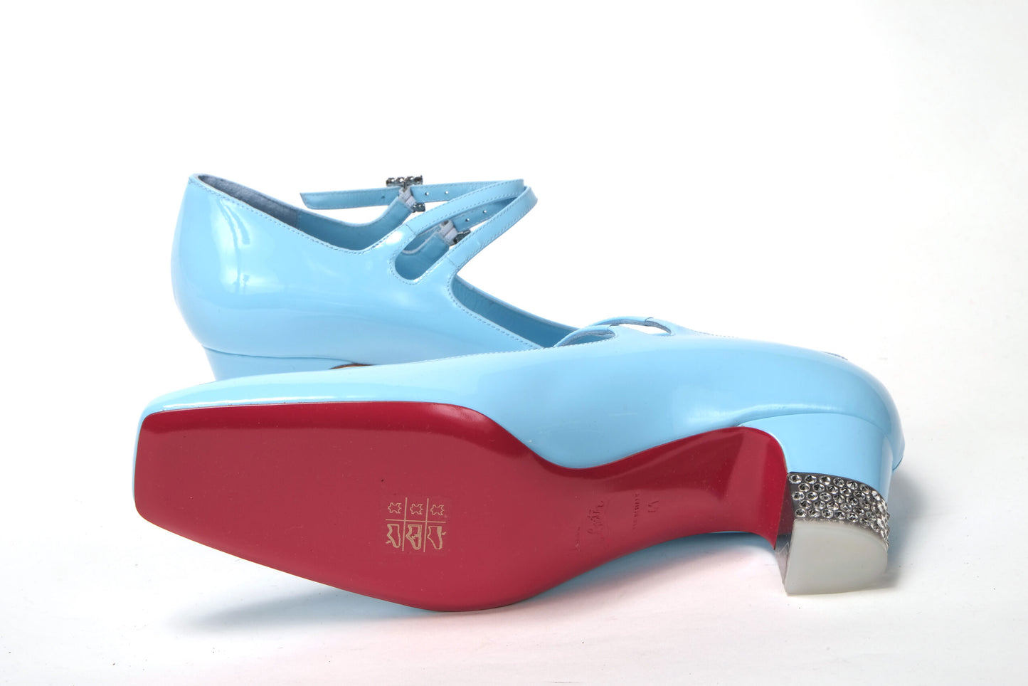 Splash 9Blue Aquajane 45 Patent Heel
