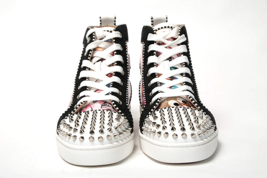 Multi/Silver Lou Spikes Orlato Flat Shoes