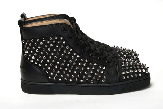 Black/Milady Version Happy Rui Spikes Flat Shoes