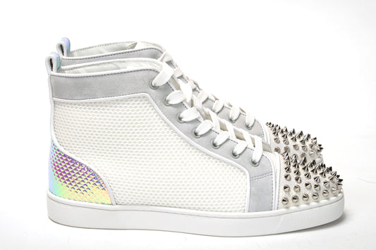 Bianco Version Lou Spikes Orlato Flat Shoes