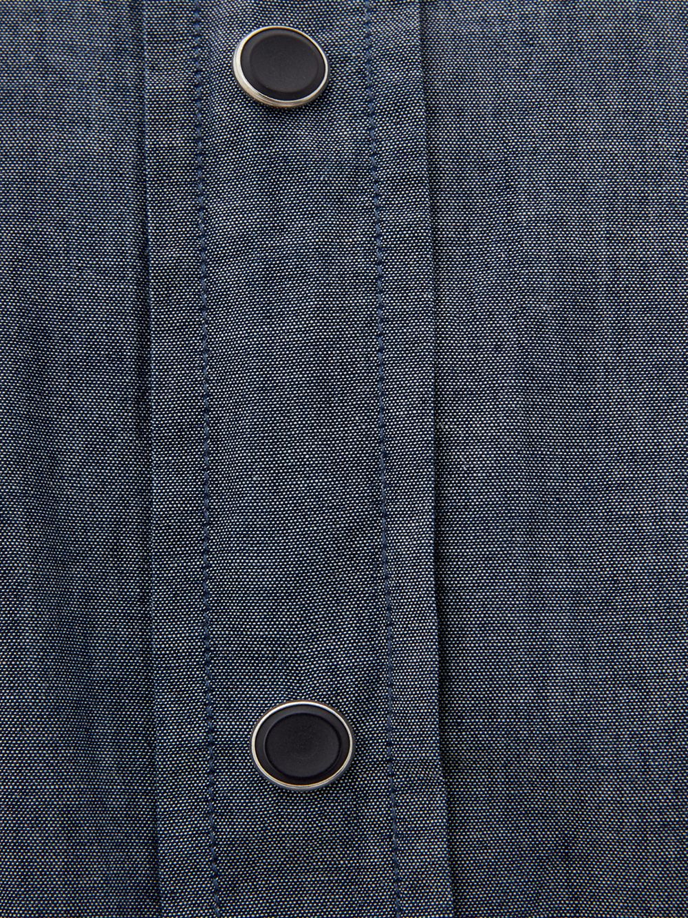 Elegant Slim Fit Blue Cotton Shirt