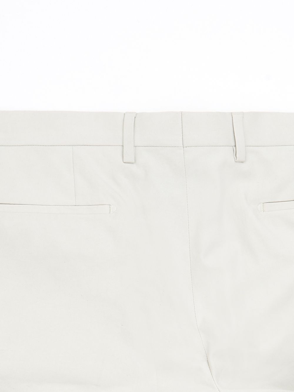 Ivory Tailored Cotton Chino Trousers