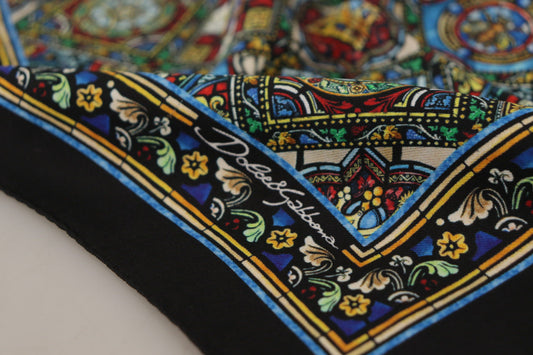 Elegant Silk Men's Square Scarf Wrap