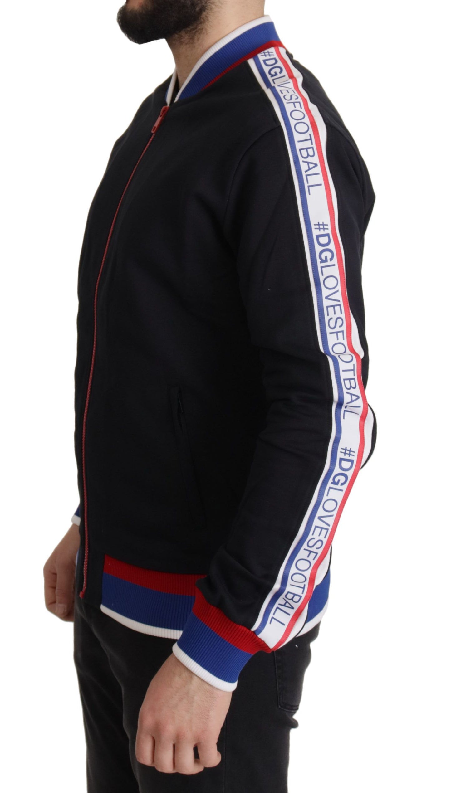 Elegant Zipper Sweater in Moscow Blue