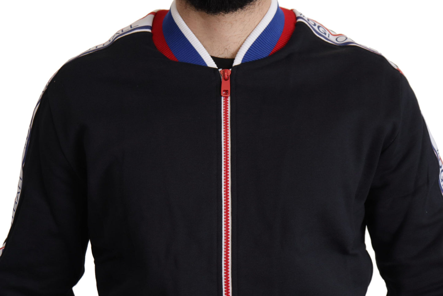 Elegant Zipper Sweater in Moscow Blue