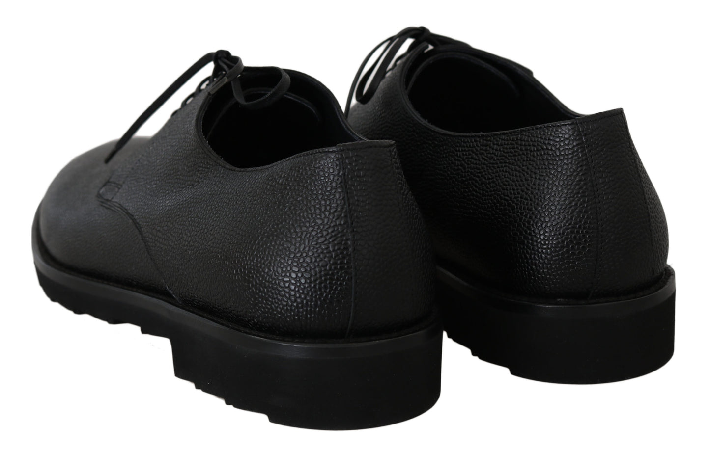 Elegant Black Leather Formal Men's Dress Shoes