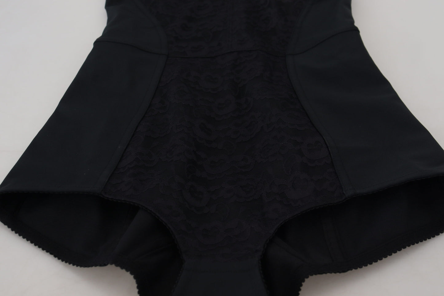Elegant Black Bodysuit Dress