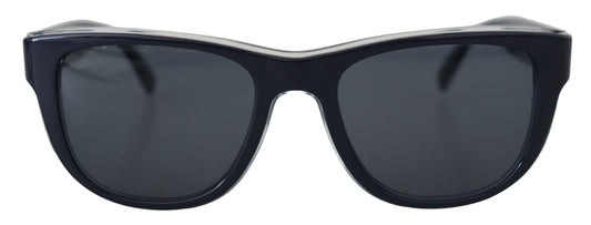 Chic Blue Acetate Designer Sunglasses