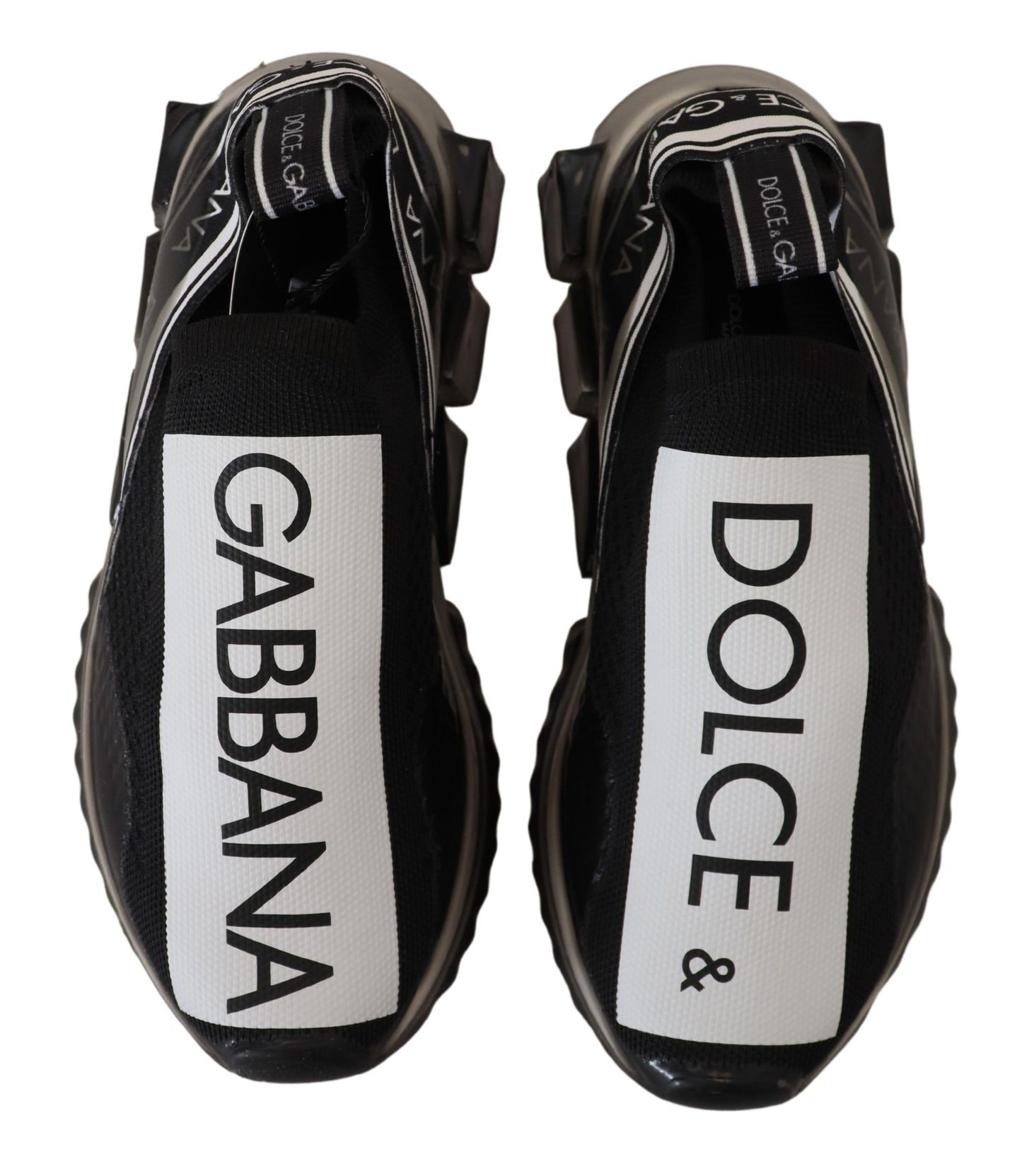 Elegant Sorrento Sock Sneakers in Monochrome