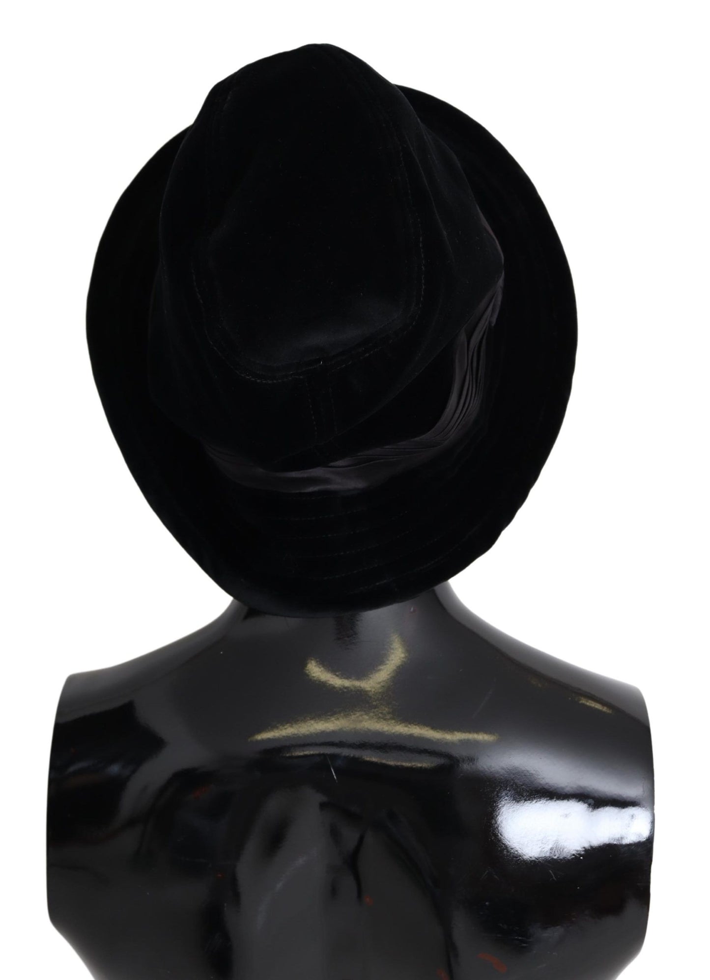 Elegant Velvet Wide-Brimmed Bucket Hat