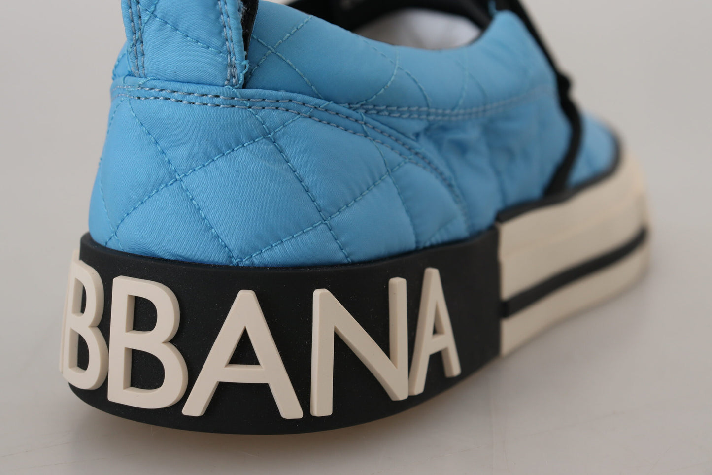 Elegant Light Blue Slip-On Sneakers