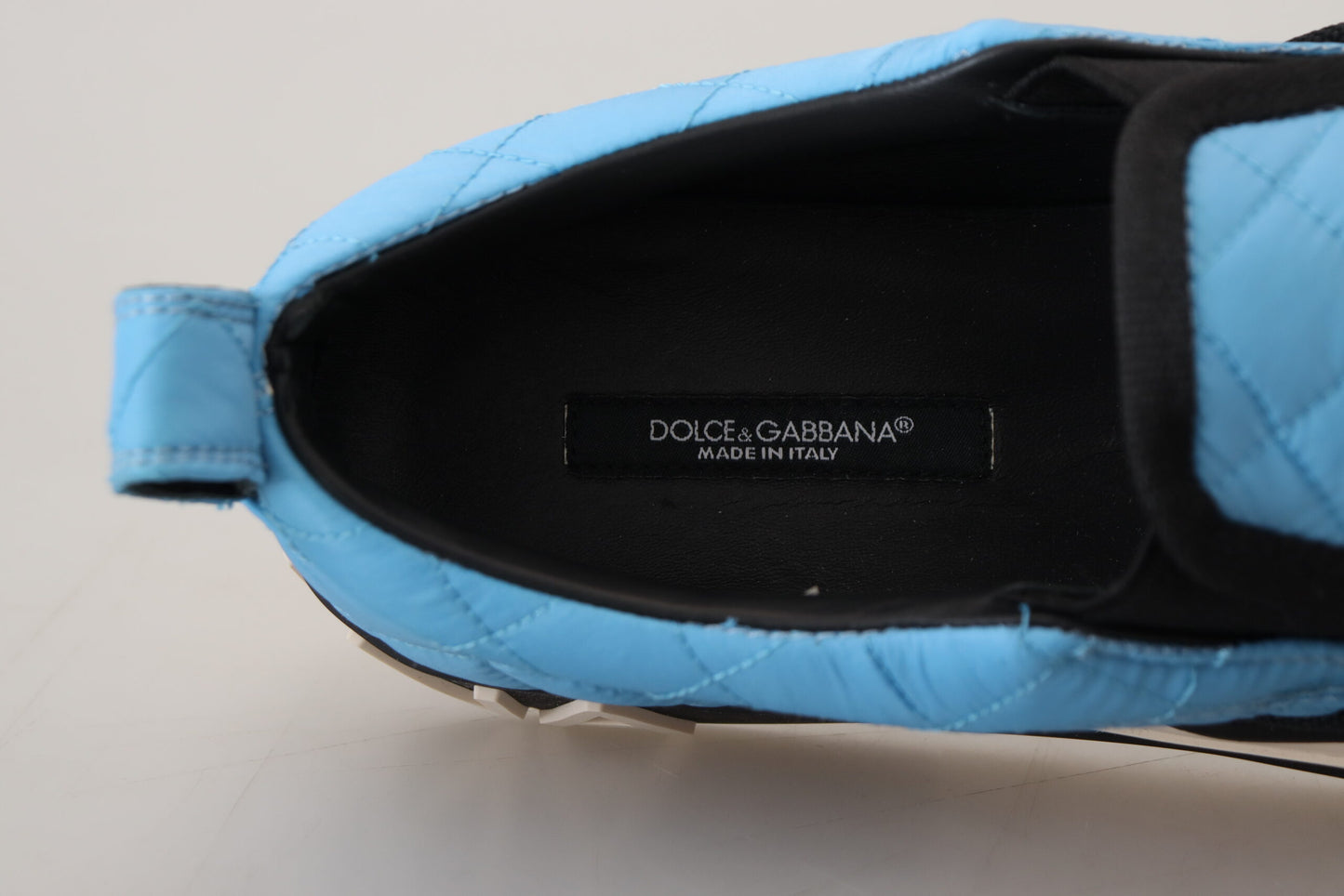 Elegant Light Blue Slip-On Sneakers