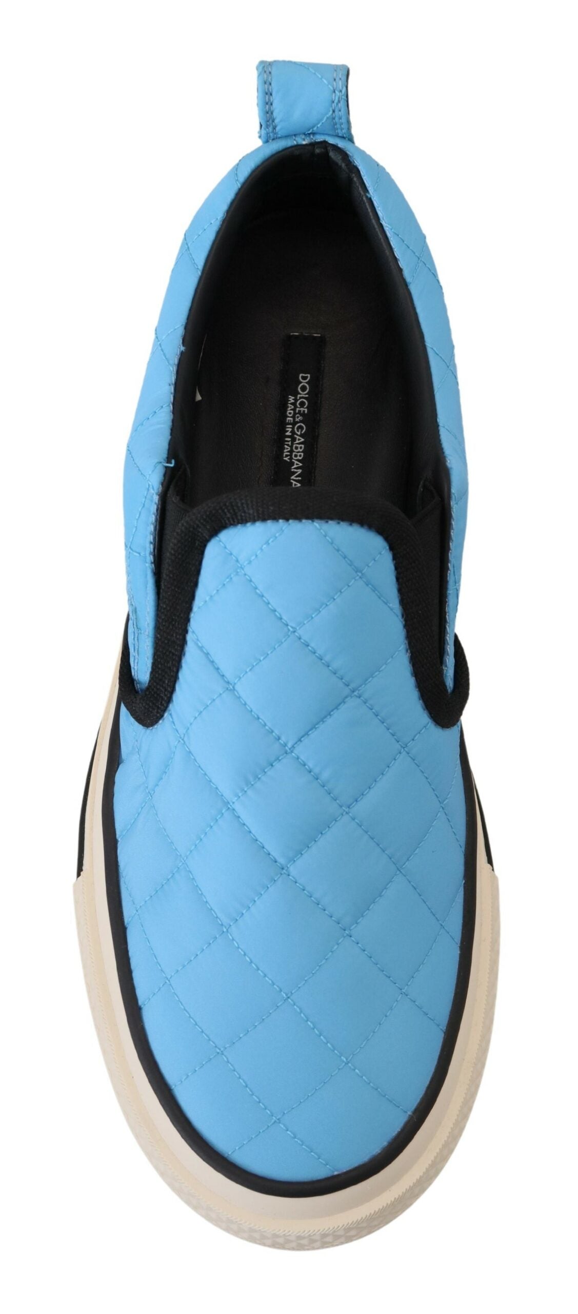 Elegant Light Blue Slip-On Sneakers