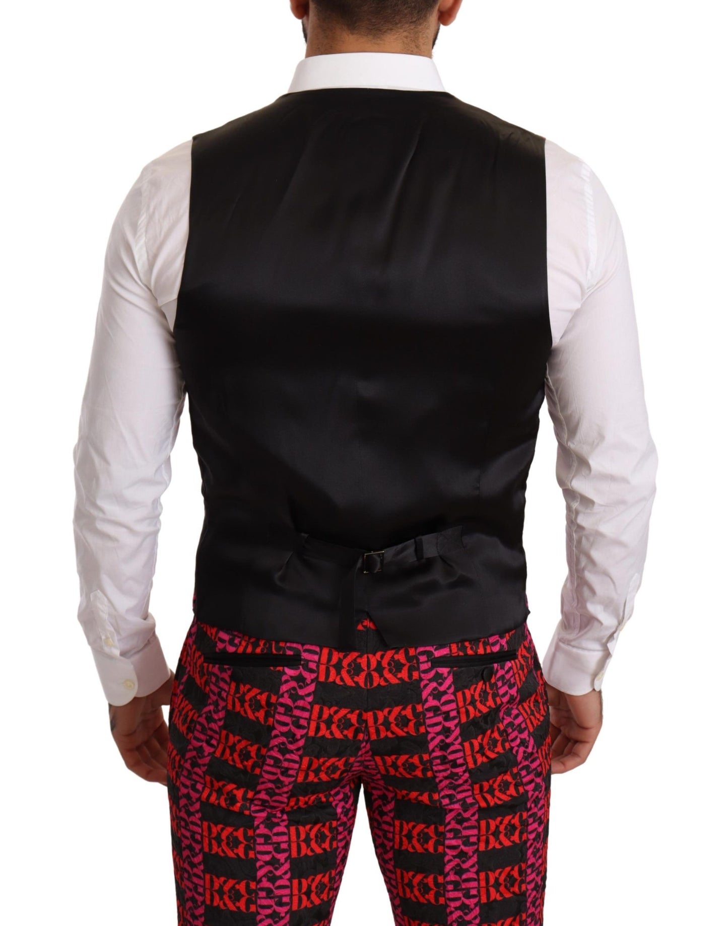 Elegant Multicolor Velvet Contrast 3-Piece Suit
