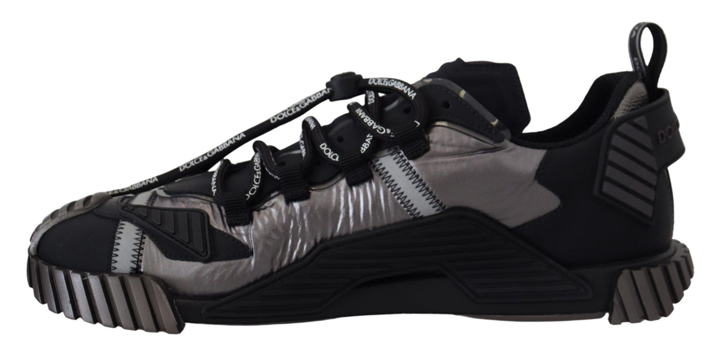 Chic Black NS1 Lace-Up Sneakers