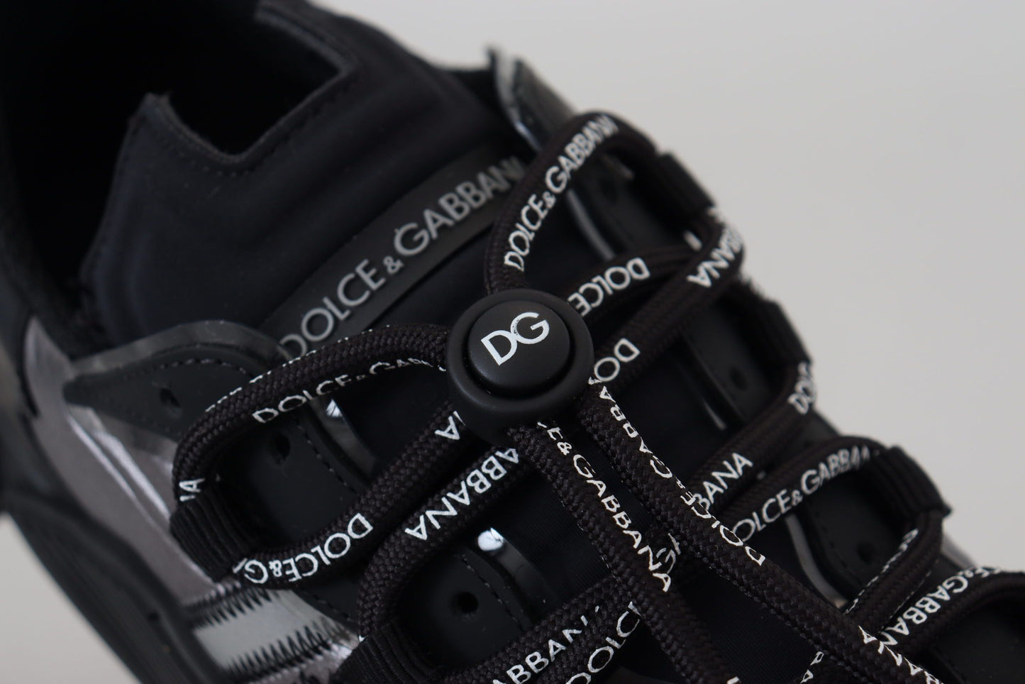 Chic Black NS1 Lace-Up Sneakers