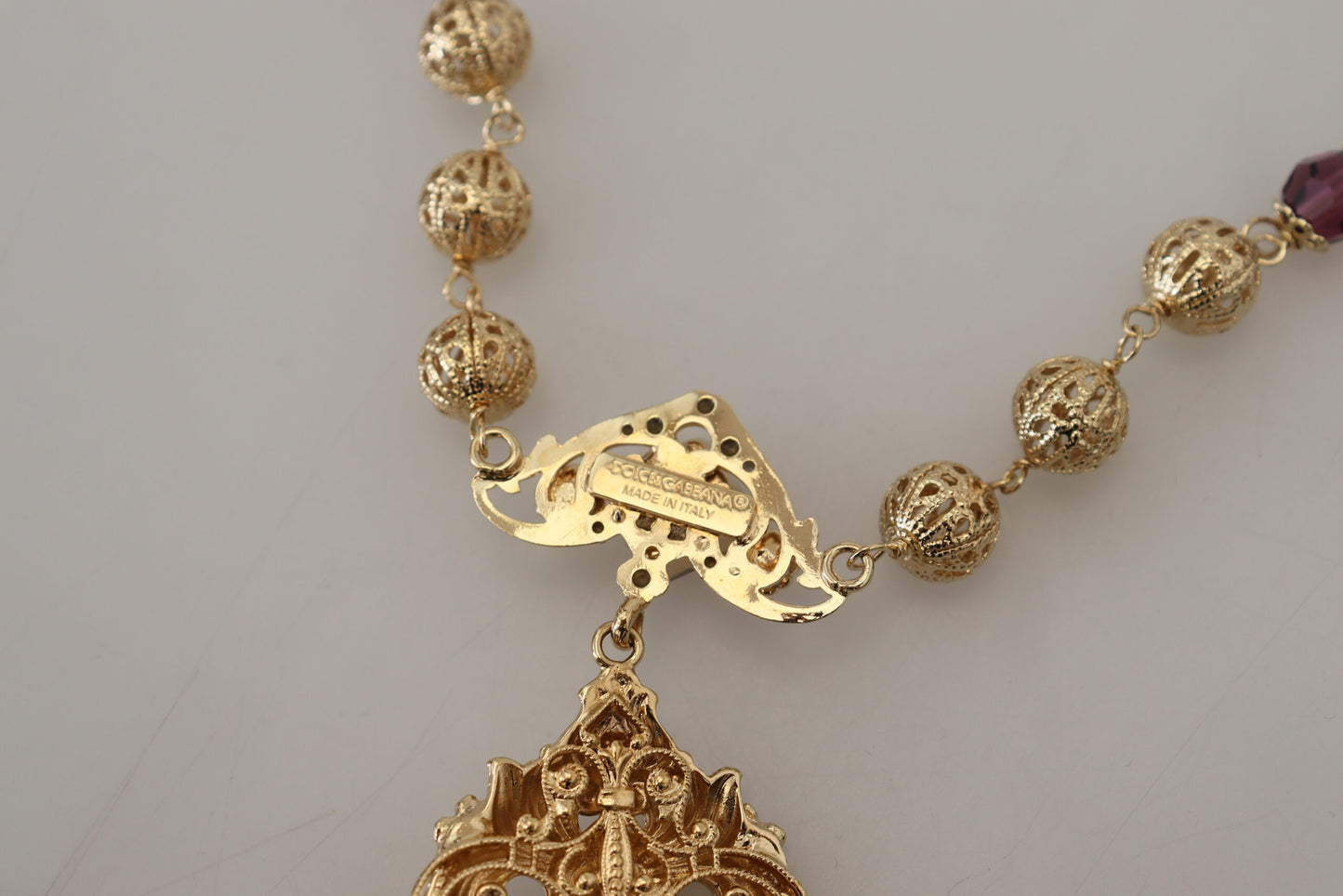 Opulent Sicilian Charm Statement Necklace