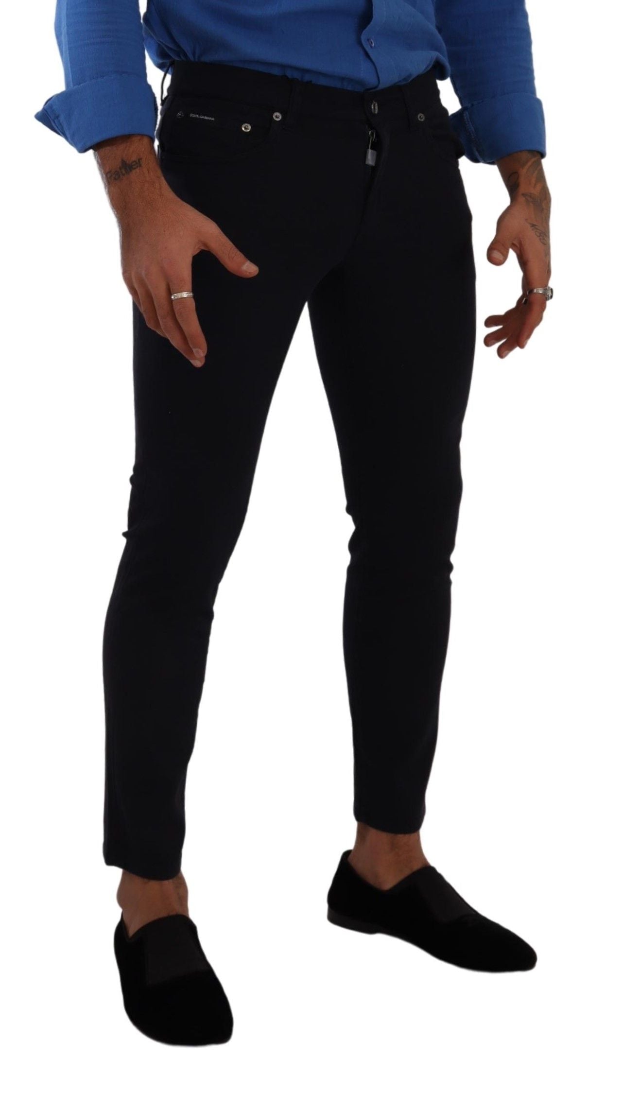 Chic Slim Fit Capri Denim Jeans
