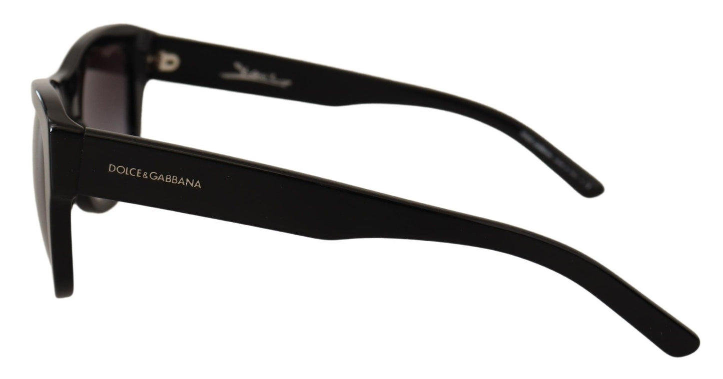 Chic Black Frame Grey Lens Sunglasses