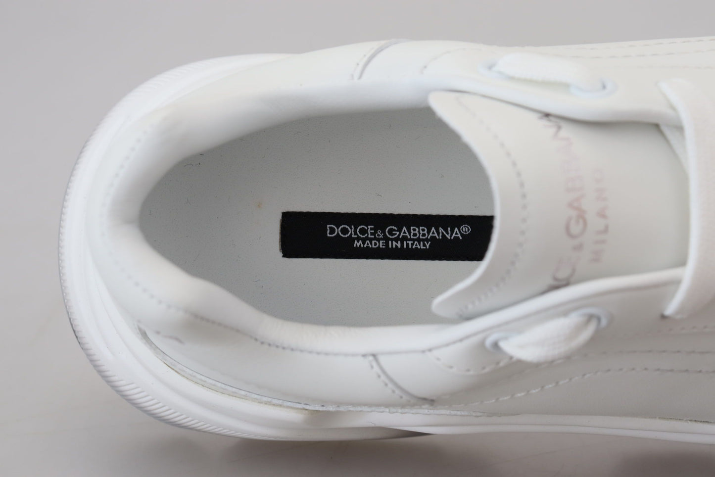 Chic Daymaster Leather Sneakers - Elegant White