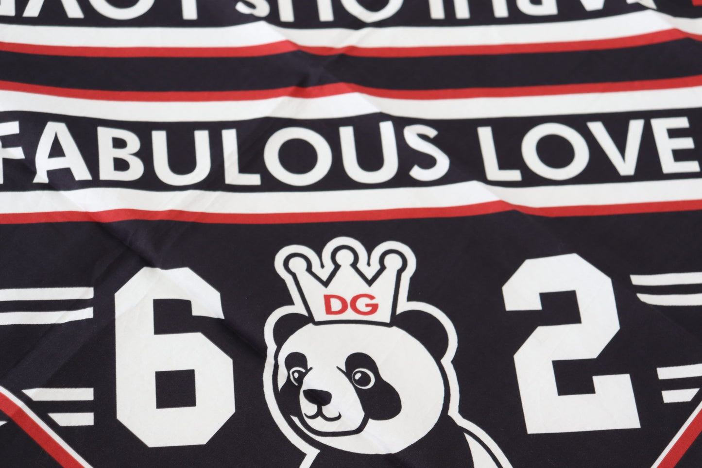 Chic Panda Print Cotton Scarf