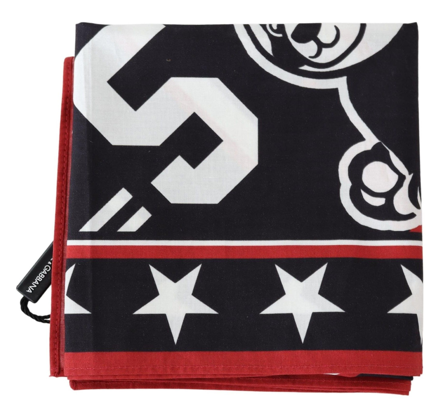 Chic Panda Print Cotton Scarf